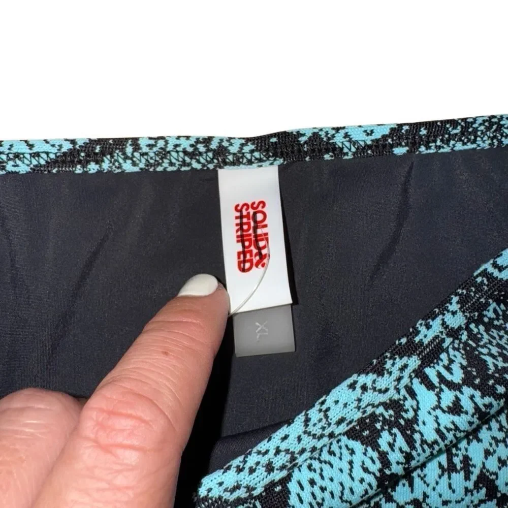 NWOT Solid & Striped The Lulu Snake Print Bikini Bottoms Size XL